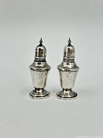 Front view of both shakers standing upright