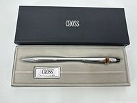 Pen in open Cross presentation box