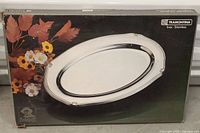 Box showing Tramontina Falstaff oval platter image