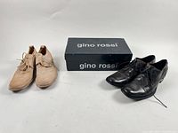 Both pairs of shoes with Gino Rossi box visible