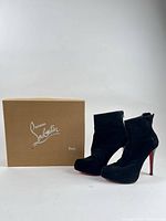 Boots with branded shoe box