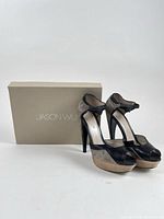 Shoes displayed beside Jason Wu box