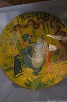 Jungle Book picture-disc vinyl record showing characters
