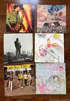 Front covers of all six LPs