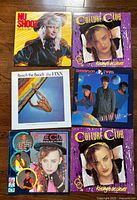 Front covers of all six LPs