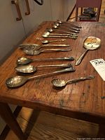 All utensils on table