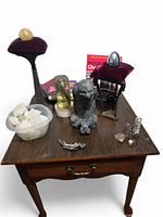 all items displayed on tabletop