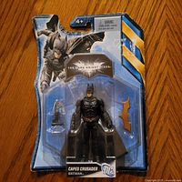Front view of sealed Batman figure in blister card