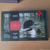 Outer illustrated sleeve marked 2002 Royal Canadian Mint Specimen Set