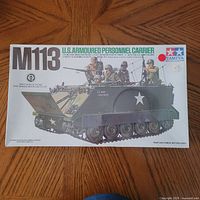 Top of sealed box showing artwork and model title