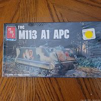 Front of sealed AMT FMC M113 A1 APC model kit box