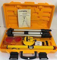Entire kit in open yellow case showing all components