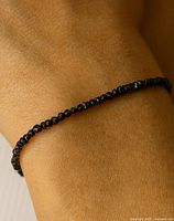 bracelet worn showing proportion and bead detail