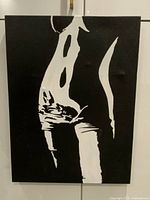 Front view of painting showing complete artwork