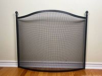 Front view of entire fireplace screen