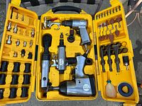 Entire open case showing all tools and accessories
