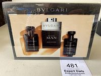 Sealed Bvlgari Man Black Cologne gift set in box