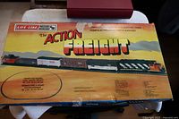 Front of Life-Like Action Freight train set box