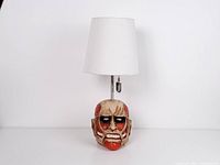 Full lamp with titan head base and shade