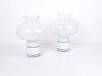 Both candle lamps fully assembled