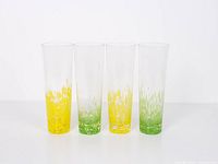 Front view of all four glasses lined up