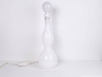 Full view of lamp, cord and dimmer visible