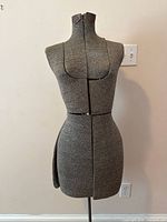 front view of dress form mannequin
