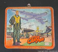 Front panel showing Steve Canyon artwork and aircraft