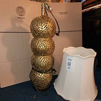 Lamp and shade full view