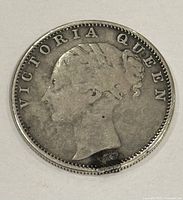 Obverse of coin showing Victoria Queen portrait
