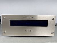 Front view showing faceplate and display window