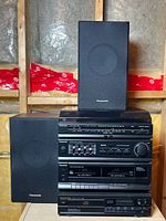 Stack view with both speakers and all Panasonic and Yamakawa components