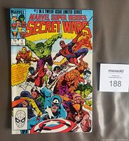 Front cover showing title, characters and price