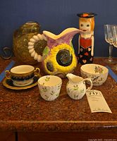 Full group of items on countertop