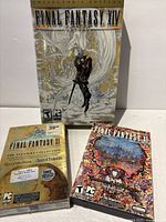 Group shot of all three PC game boxes