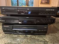 Front view showing all three units stacked