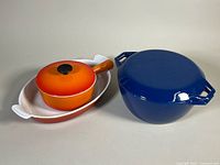 Group view of all three cookware pieces