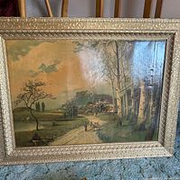 Front view of framed Robert Shannon print