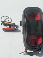 Bag and two LED lights overview