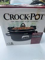 Front of boxed Crock-Pot slow cooker