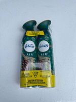 Front view of shrink-wrapped Febreze AIR Pine 2-pack