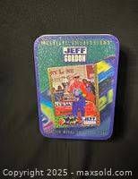 Front view of Rookie Sensations Jeff Gordon tin