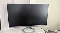 Front view of ASUS MX279 monitor on stand, screen off