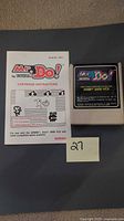Cartridge in box with instruction manual and lot number
