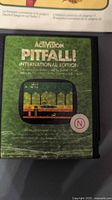 Front view of Pitfall! cartridge showing label