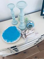 All items grouped on dresser