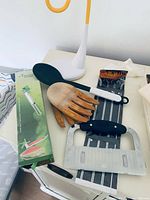 Group shot of all five kitchen items on table