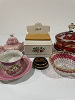 Group shot of entire lot showing all eight items