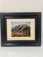 front view of framed photograph