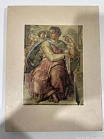Slipcase front view with Michelangelo fresco image